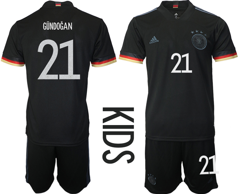 2021 European Cup Germany away Youth #21 soccer jerseys